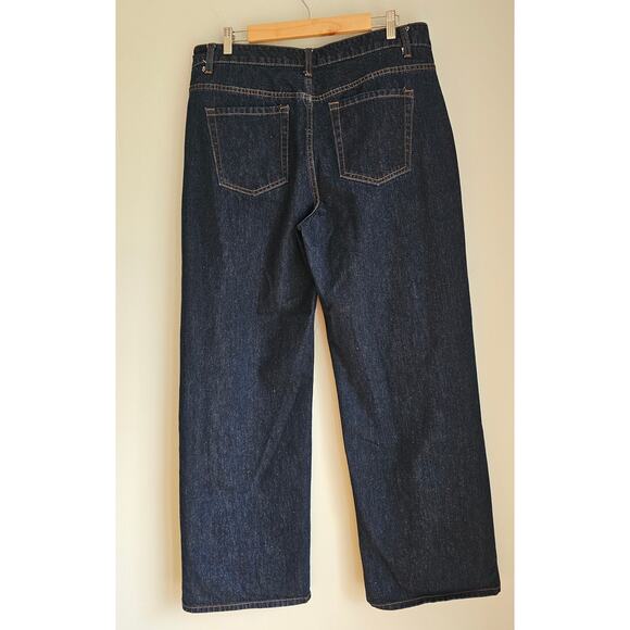 Superdown Laya Baggy Jeans Wideleg Blue Womens Sz 30 NWOT, NEW - Picture 3 of 6